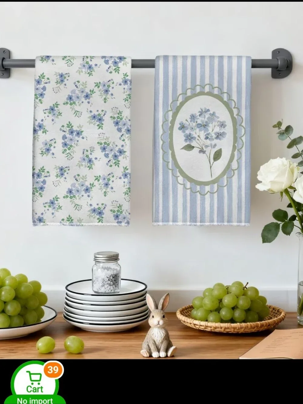 2 Piece Kirchen Hand Towel Set.